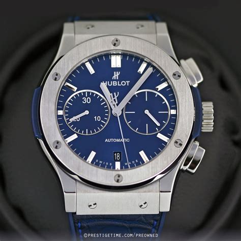 hublot mens watches blue|pre owned hublot men's watches.